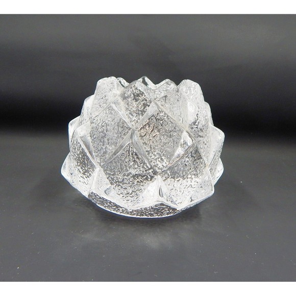 Orrefors Sweden Firefly Nimbus Artichoke Crystal Candle Holder - Picture 4 of 16